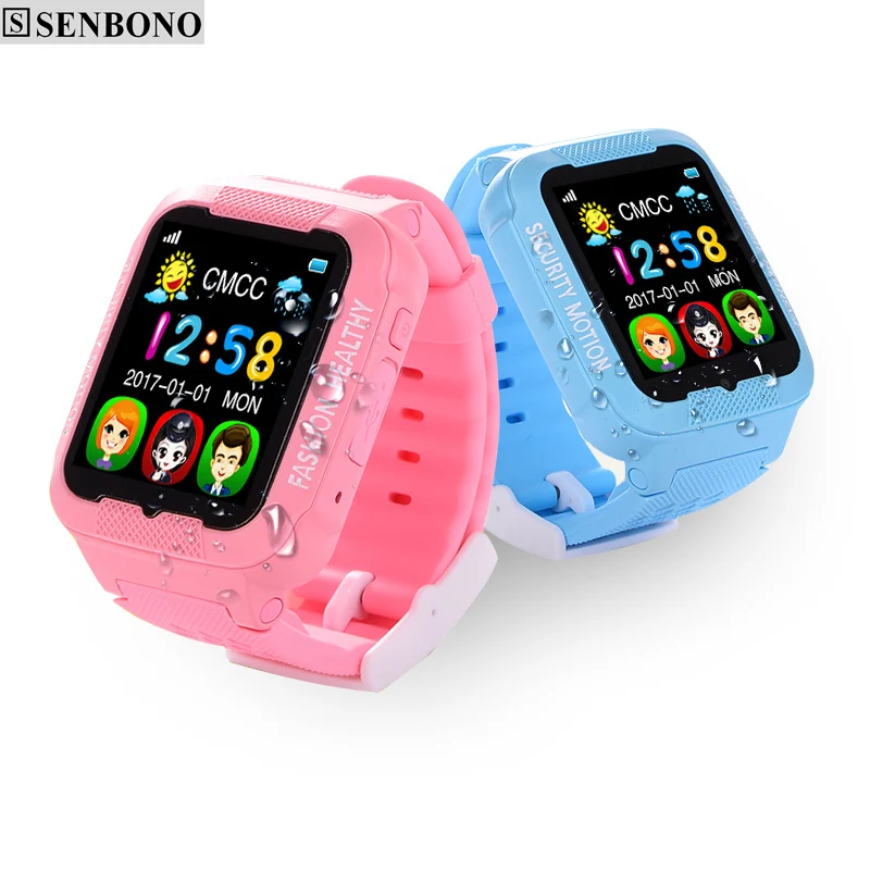 Умные часы SENBONO для детей bluetooth K3 smart watch Детские gps фунтов в Поддержка SIM TF карта