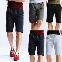 Модные мужские новые летние однотонные шорты спортивные дышащие Большие размеры повседневные пляжные штаны мужские s шорты masculinorou#4M25
