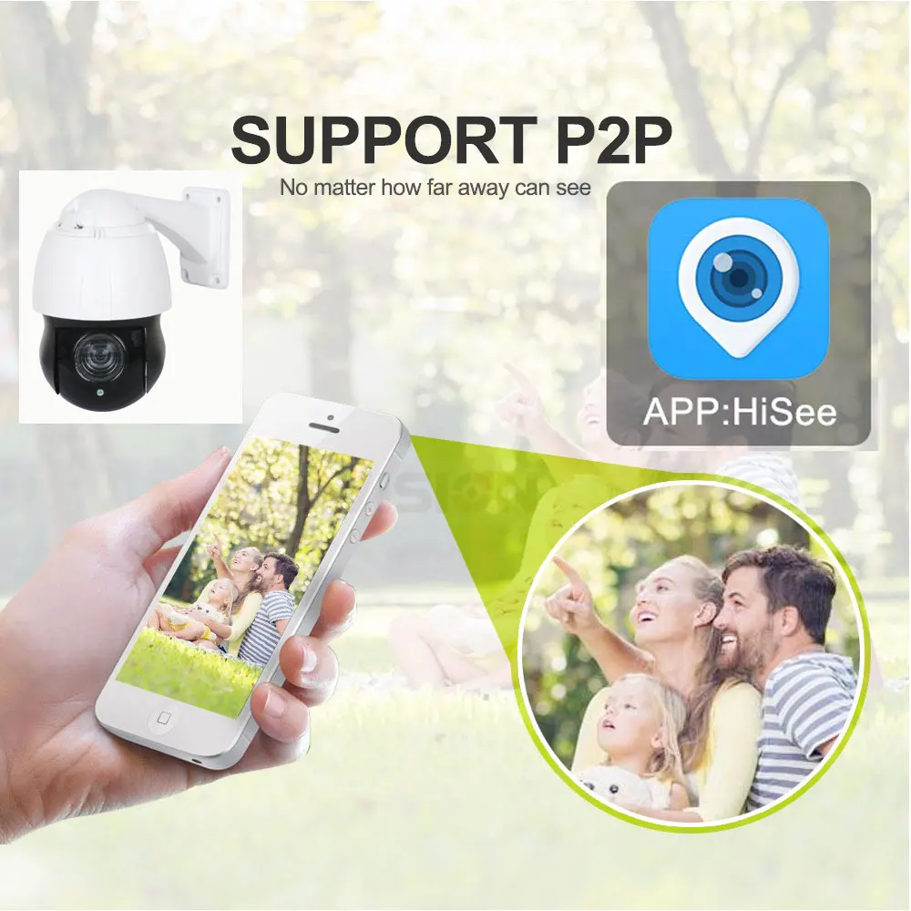  POE PTZ IP Camera 5MP Super HD 2592x1944 Pan/Tilt 30x Zoom Speed Dome Cameras H.264/H265 Compatible