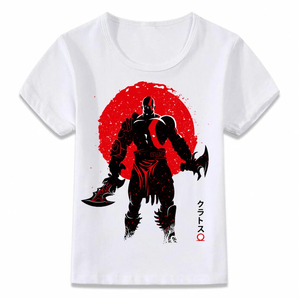 Детская одежда футболка Kratos God of War детская для мальчиков и девочек рубашки