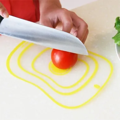 

Kitchen Plastic Chopping Block Set Cutting Chopping Board Frosted Translucent Cutting Board 20*15*0.08CM