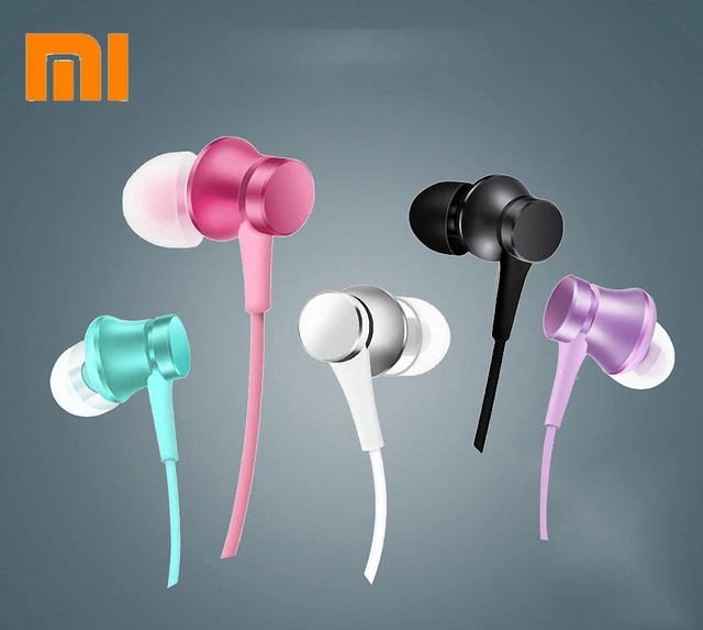 Новые оригинальные Сяо Ми поршень Basic Edition наушники mi in-ear вкладыши для сяо iPhone компьютер PC + C Розничная коробка