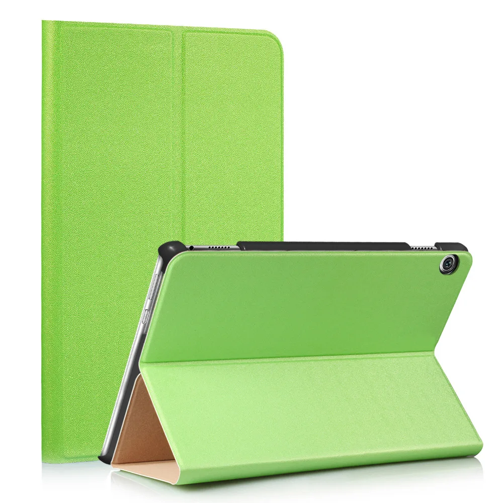

Ultra Slim Silk Stand PU Leather Magnet Smart Wake Sleep Case Cover For Huawei MediaPad M3 Lite 10 BAH-W09 BAH-AL00 10.1" Tablet