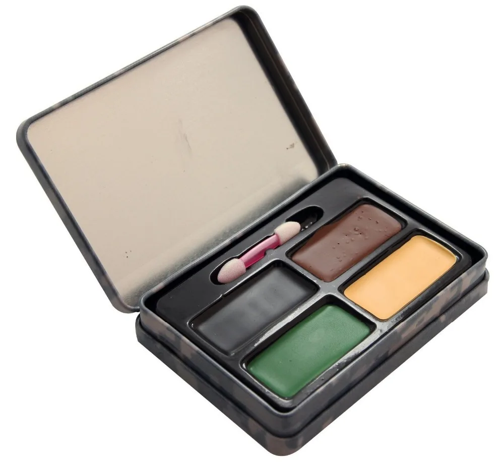 Prix pour 4 couleur Camouflage Camo Face à la peinture New Camo de chasse véritable visage de peinture Prix pour 4 couleur Camouflage Camo Face à la peinture New Camo de chasse véritable visage de peinture