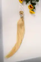 0.7g/Strand 20inches Micro Link Hair Extensions Human Hair Silky Straight Blond Remy Hair Extensions Brazilian Virgin Hair