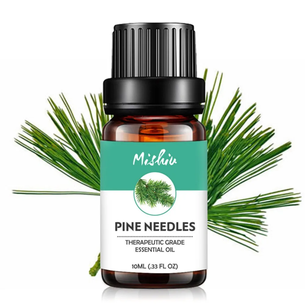 

natural pine needle Essential Oil antibiosis refreshment sterilization Wound healing pine needle Oil essential oil for diffuser