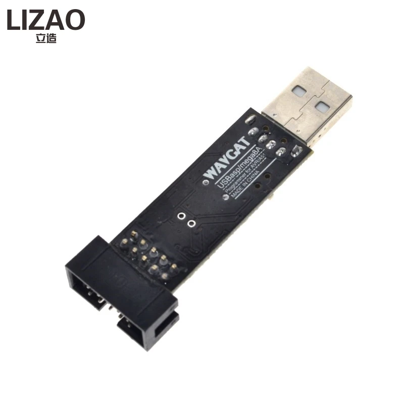 WAVGAT USBasp USB ISP 3 В/5 В AVR программатор ATMEGA8 ATMEGA128 Новый + 10PIN провод с поддержкой Win7 64