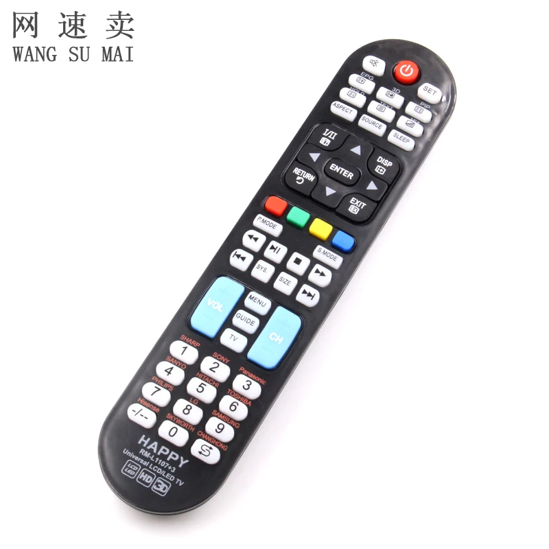 Высококачественная модель RM-L1107 + 3 Universial LCD LED TV пульт дистанционного управления
