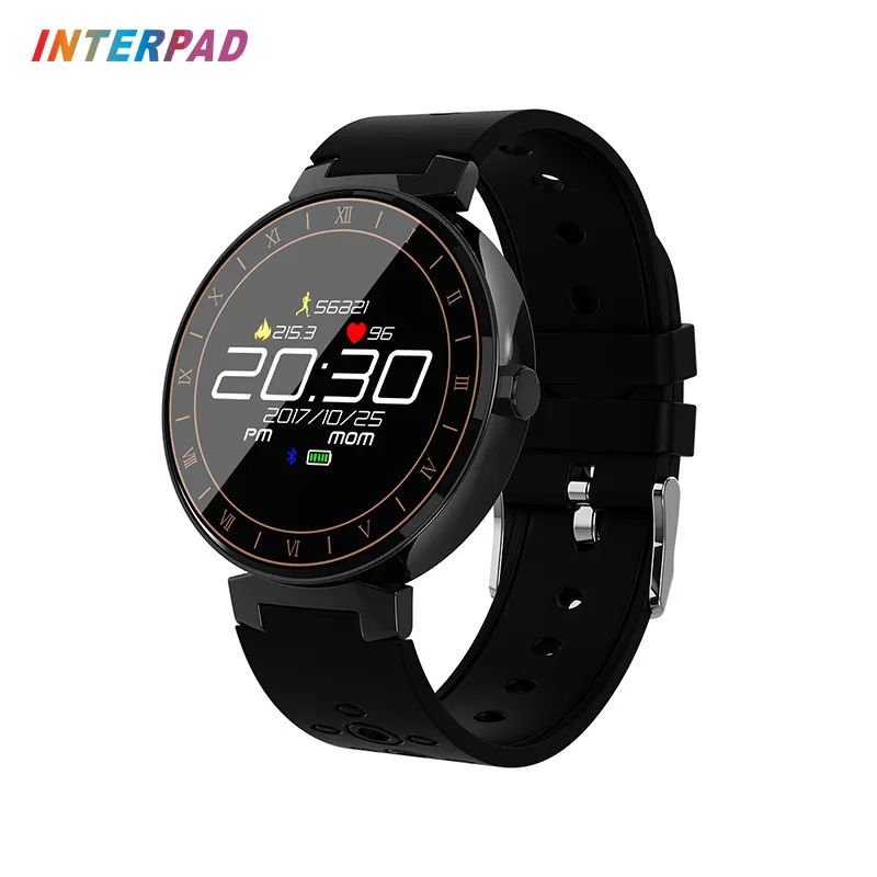 

Interpad Smart Bracelet IP68 Professional Waterproof Smart Band Fitness Tracker Blood Pressure Sports Wristband For iOS Android