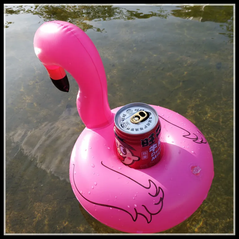 Надувной Лебедь бассейн вечерние плавающие подставки для напитков Лебедь чашка надувной фламинго для напитков поплавки плавающий Лебедь подстаканник ПВХ