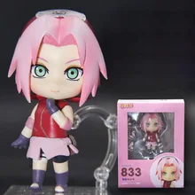 10cm Anime Naruto Shippuden Sakura Haruno 833# PVC Action Figure Resin Collection Model Toy Gifts Doll naruto boruto action figure pvc collection toy naruto action toy gift