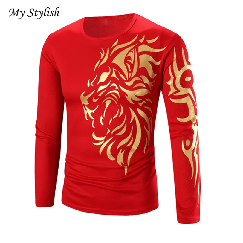 Buy New Autumn High end Quality Men's Brand T shirt