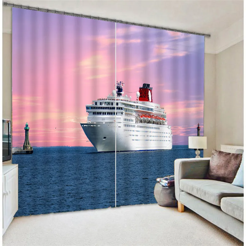 3D оконные шторы роскошные затемненные для гостиной офиса спальни cortinas Rideaux