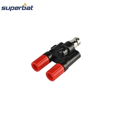 Superbat 5 шт. РФ адаптер BNC Джек Dual Banana Plug Женский Джек Разъем