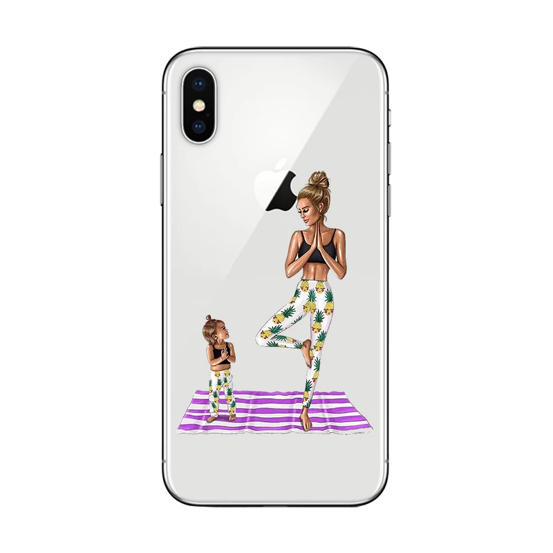 Чехол для телефона ciciber queen Super Mom Girls для iPhone 7 8 6 6s Plus X XR XS MAX 5 5S SE чехол для iPhone 11 Pro Max мягкий чехол из ТПУ - Цвет: Patterned 5