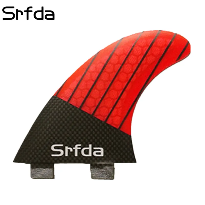 Srfda новый дизайн для FCS box surf плавники/доски для серфинга/высокая эффективность серфинга стекловолокна мед гребень 3 шт./компл