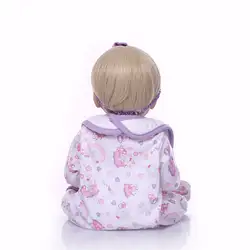 Bebely reborn Детские игрушки 19 дюймов фиолетовый силикон Reborn Baby Doll Touch настоящие модные подарки игрушки Детские куклы Brinquedos рождественские