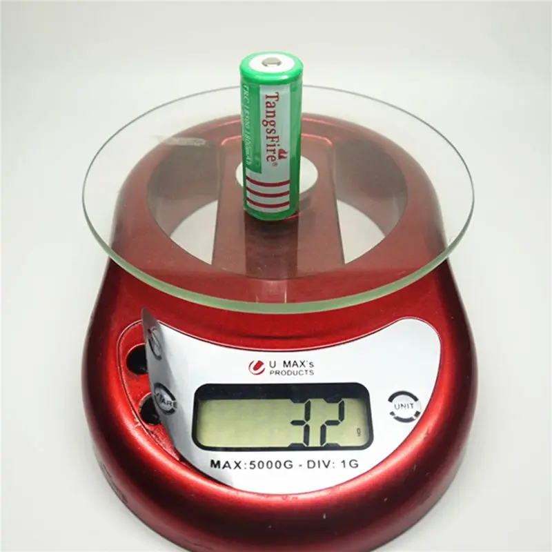 

4Pcs TangsFire Rechargeable 18350 1500mAh 3.7V Li-ion Battery for Torch Green