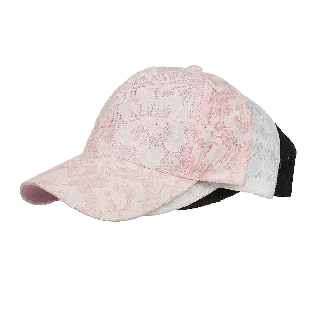 JOYMAY جديد وصول عالية الجودة الصيف أزياء snapback قبعة الدانتيل الجاكار للنساء قبعة بيسبول B431