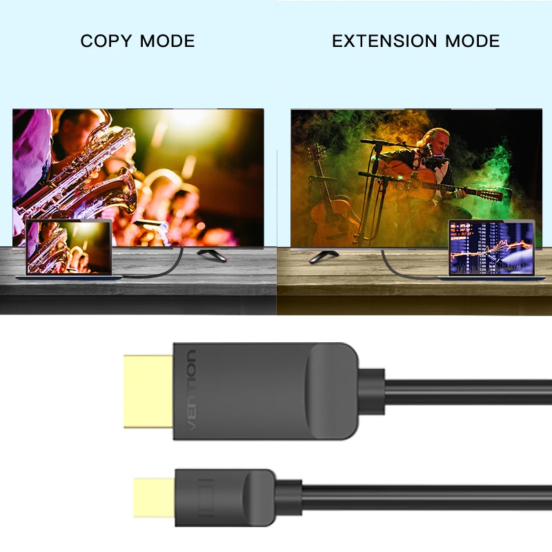Vention Thunderbolt мини кабель dp hdmi Mini Displayport в HDMI компьютер ТВ адаптер для PC/Mac OS HD
