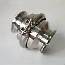 Нержавеющая сталь 304 зажим, санитарный огневой преградитель огня трубы пожара фильтр дыхательный клапан O. D19mm~ 102 мм