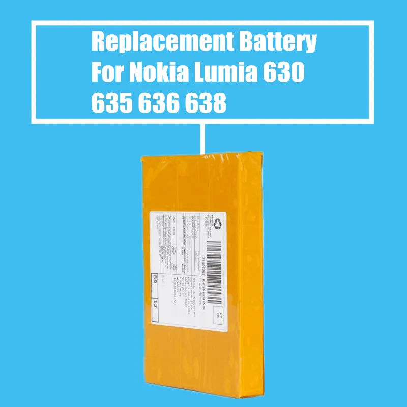 10 шт./упак. сменная батарея 1830mah для Nokia Lumia 630 635 636 638 высокое качество | Мобильные