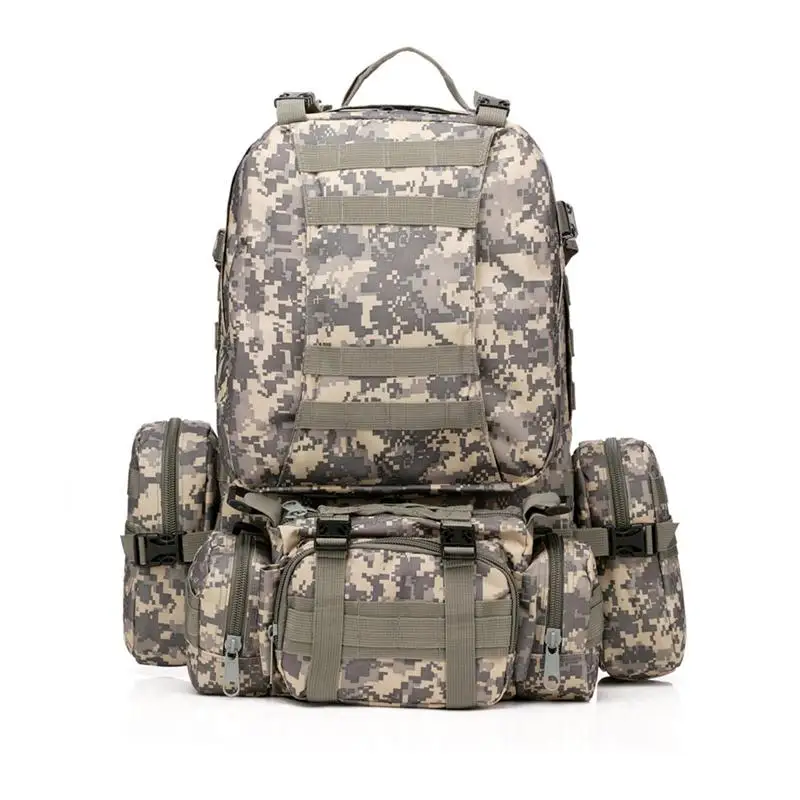 

Military Outdoor 50L Backpack Rucksack Camping Hiking Trekking Bag (ACU Camo)