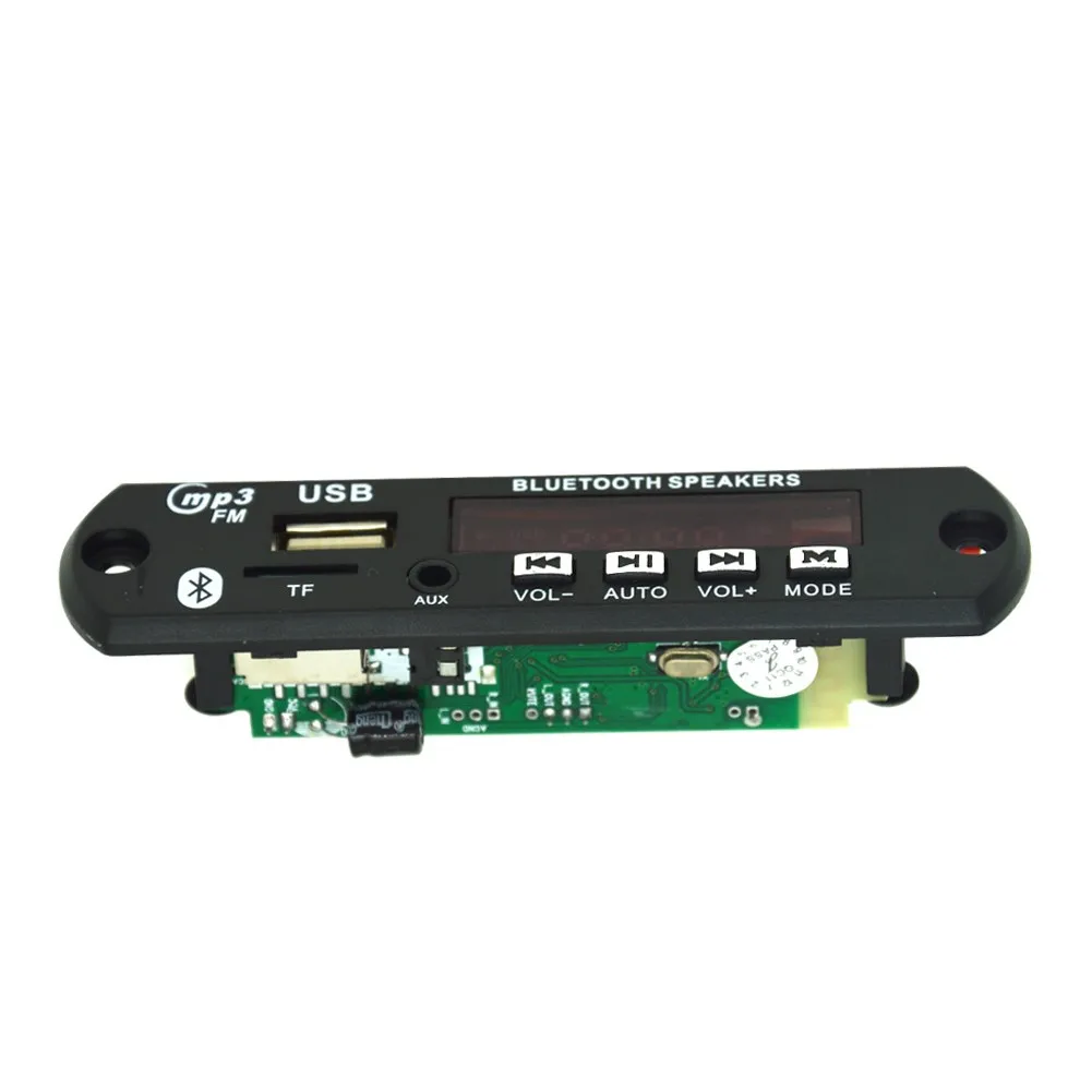 Новый беспроводной Bluetooth 12 в MP3 WMA декодер плата аудио модуль TF USB радио для