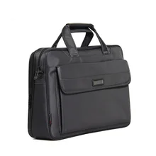 3239# деловой портфель, мужская деловая сумка, сумка для ноутбука, мужской Большой Вместительный портфель из ткани Оксфорд