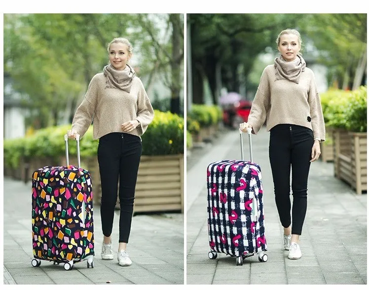 SAFEBET брендовый защитный чехол для чемодана, Эластичный Защитный чехол для багажа, наборы аксессуаров для путешествий, подходят для 18-30 дюймовых чехлов