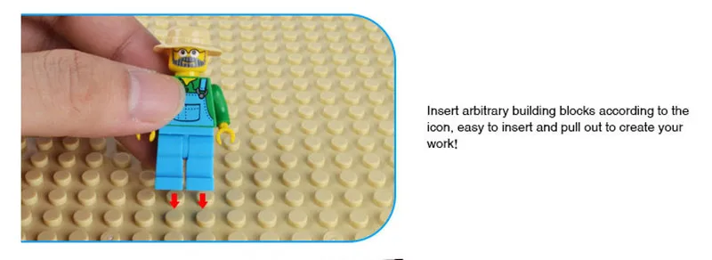 Высококачественная 32*32 точечная Базовая плита основание для маленьких кирпичей строительные блоки игрушка совместима с крупными брендами