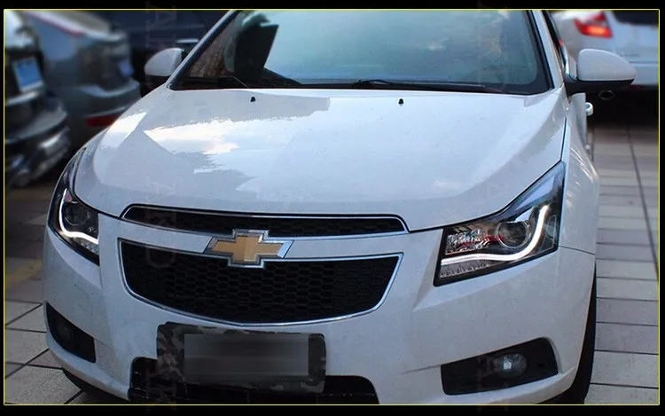 Автомобильный Стайлинг для chevrolet cruze фары 2009- для круглая светодиодная фара DRL Объектив двухлучевой ксеноновый комплект HID bi xenon объектив