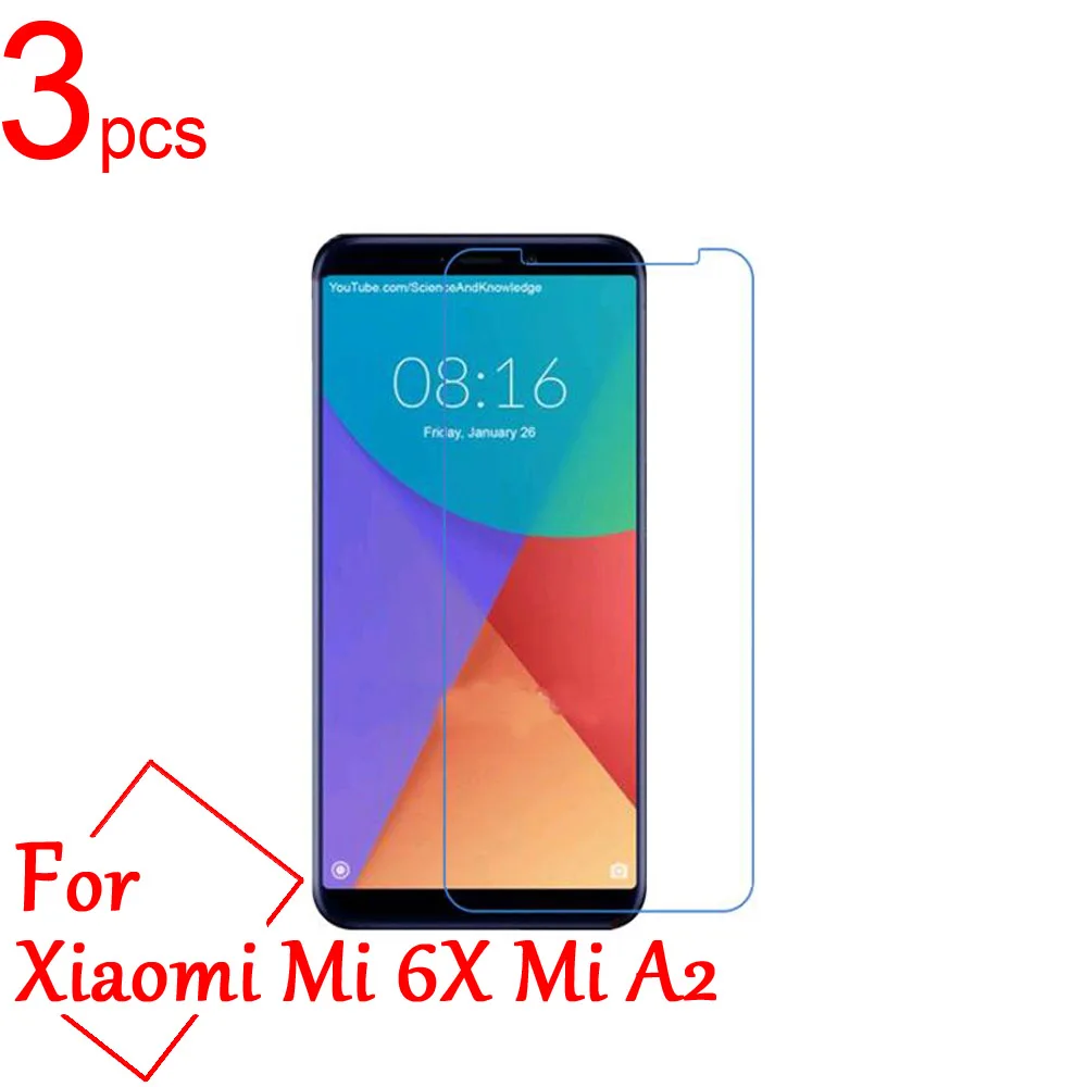 3 шт. ультра прозрачный/матовый/нано Взрывозащищенный ЖК экран для xiaomi mi 6X