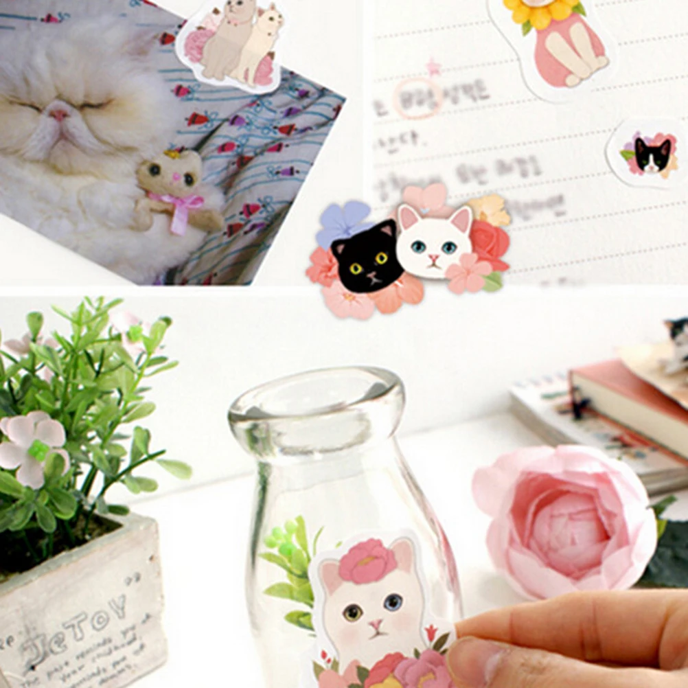 Kawaii планировщик для скрапбукинга клейкая Памятка стикер Diy Jetoy сладкие кошки стикеры школьные принадлежности канцелярские принадлежности 15X12 см
