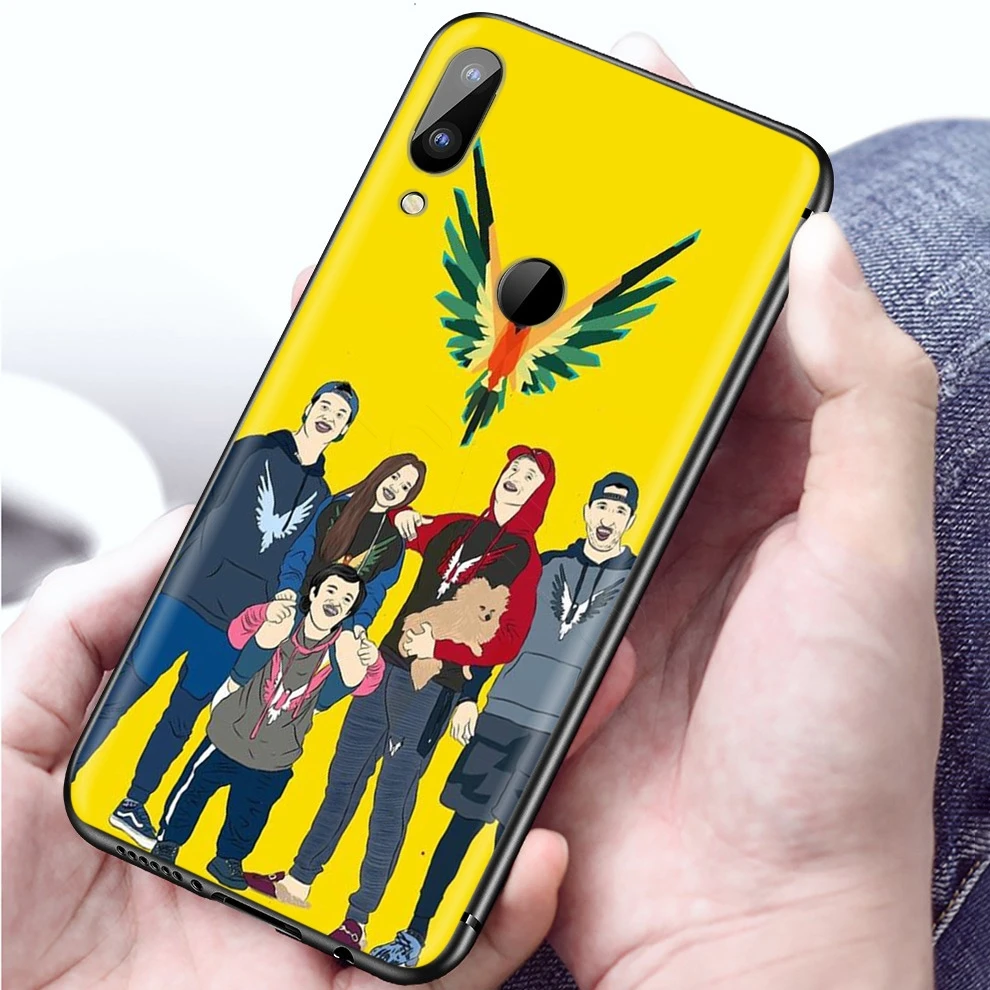 Чехол Lavaza Jake Paul Team 10 для Xiaomi Mi 9 Pro 8 6 A1 A2 Pocophone F1 Lite Max 3 Redmi K30|Бамперы| |