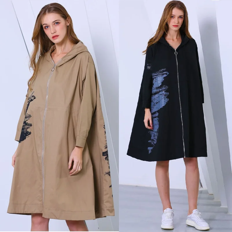 Aliexpress.com : Buy 2019 Cotton A line trench coat street