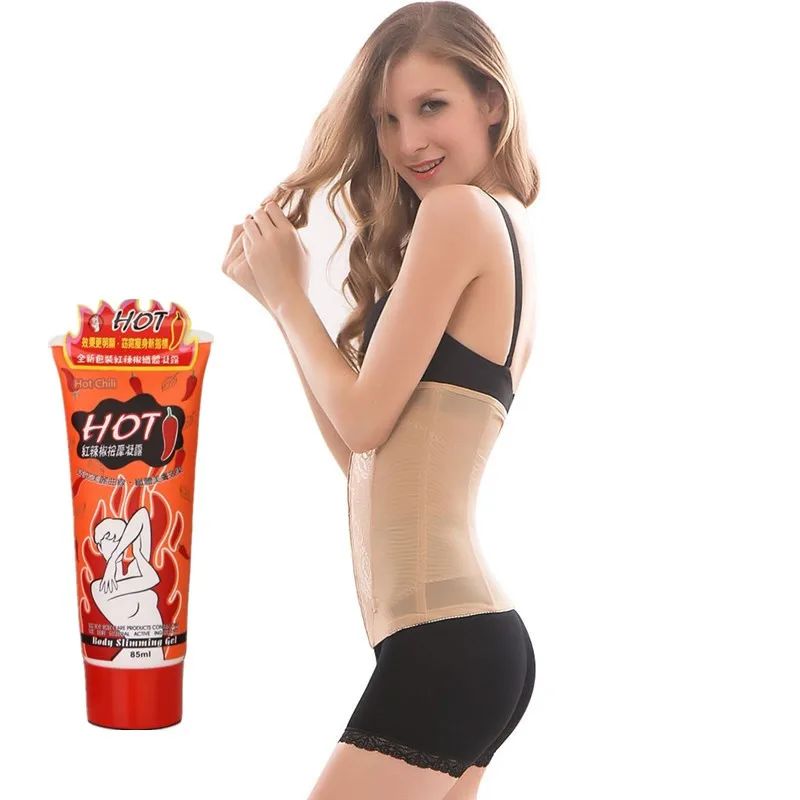 

85ml Weight Loss Chili Ginger Essential oil Slimming Body Creams Leg Body Hip Waist Effective Anti Cellulite Fat Burning Cream