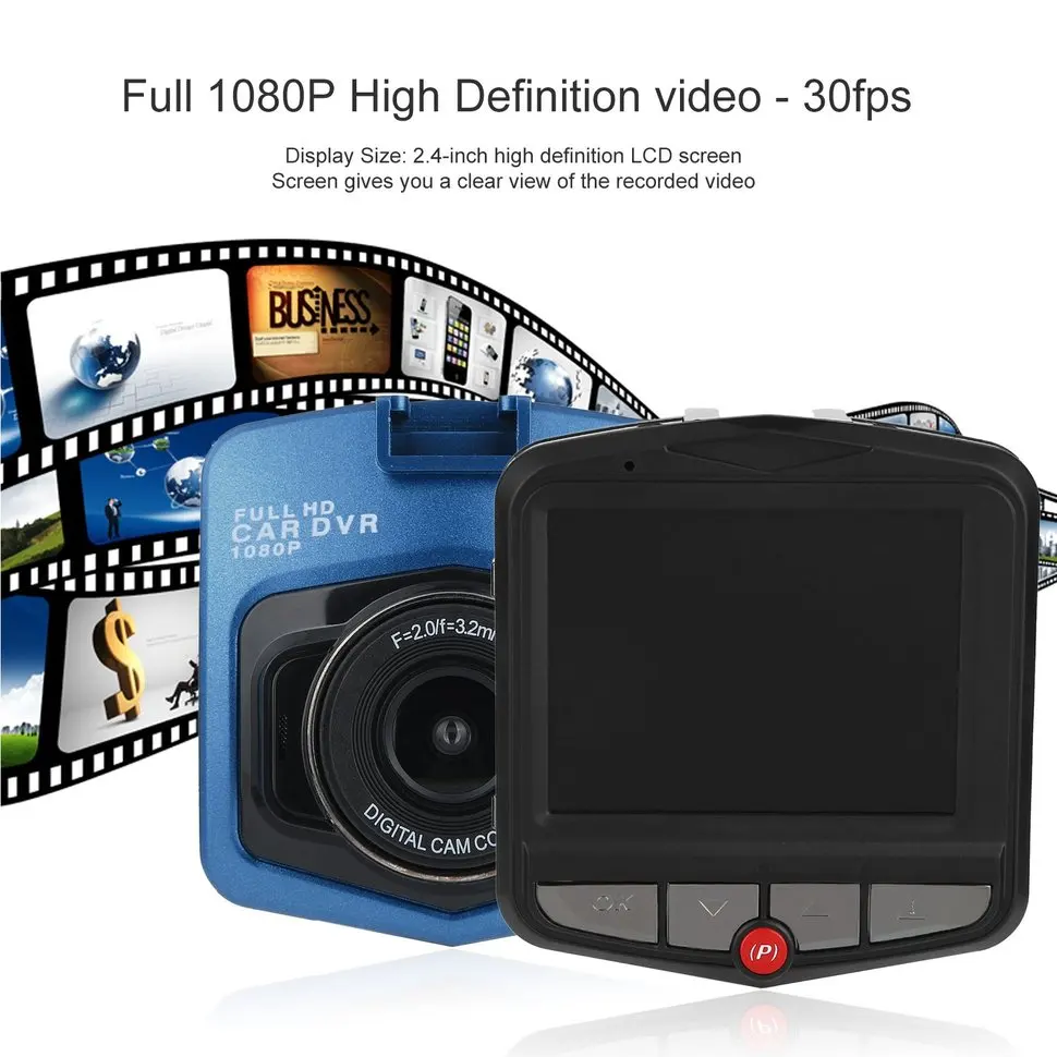 

5pcs LCD Car DVR Recorder Vehicle Traveling Data Recorder Full 1080P HD G-Sensor