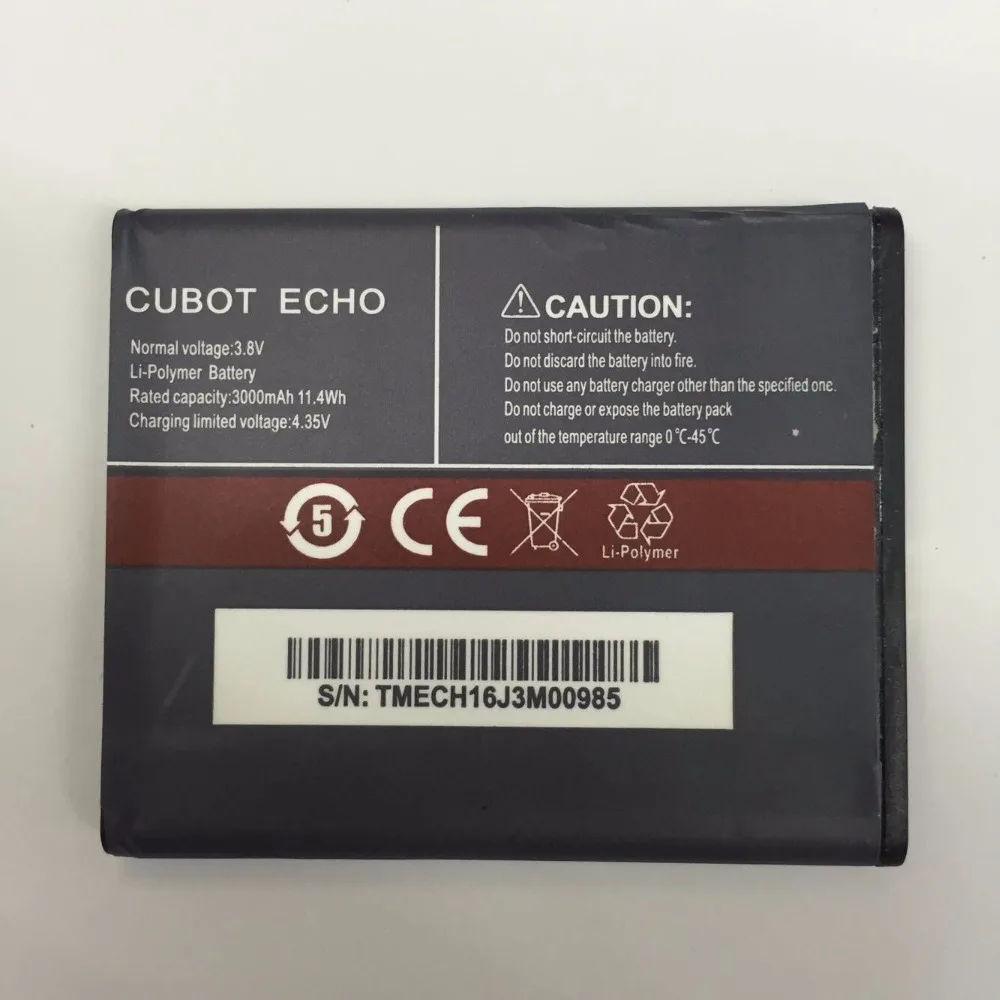 NEW For CUBOT ECHO battery 3000mAh 5.0INCH MTK6580 Original battery