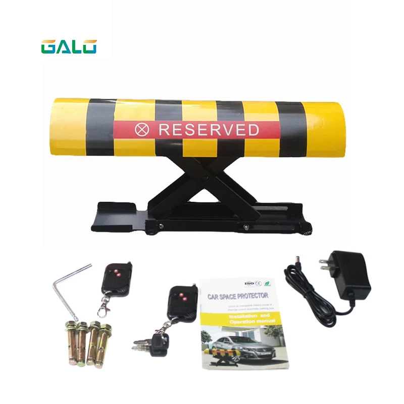 

IP57 camber Rechargeable Parking Space Barrier Remote Control Automatic Car Parking Lock