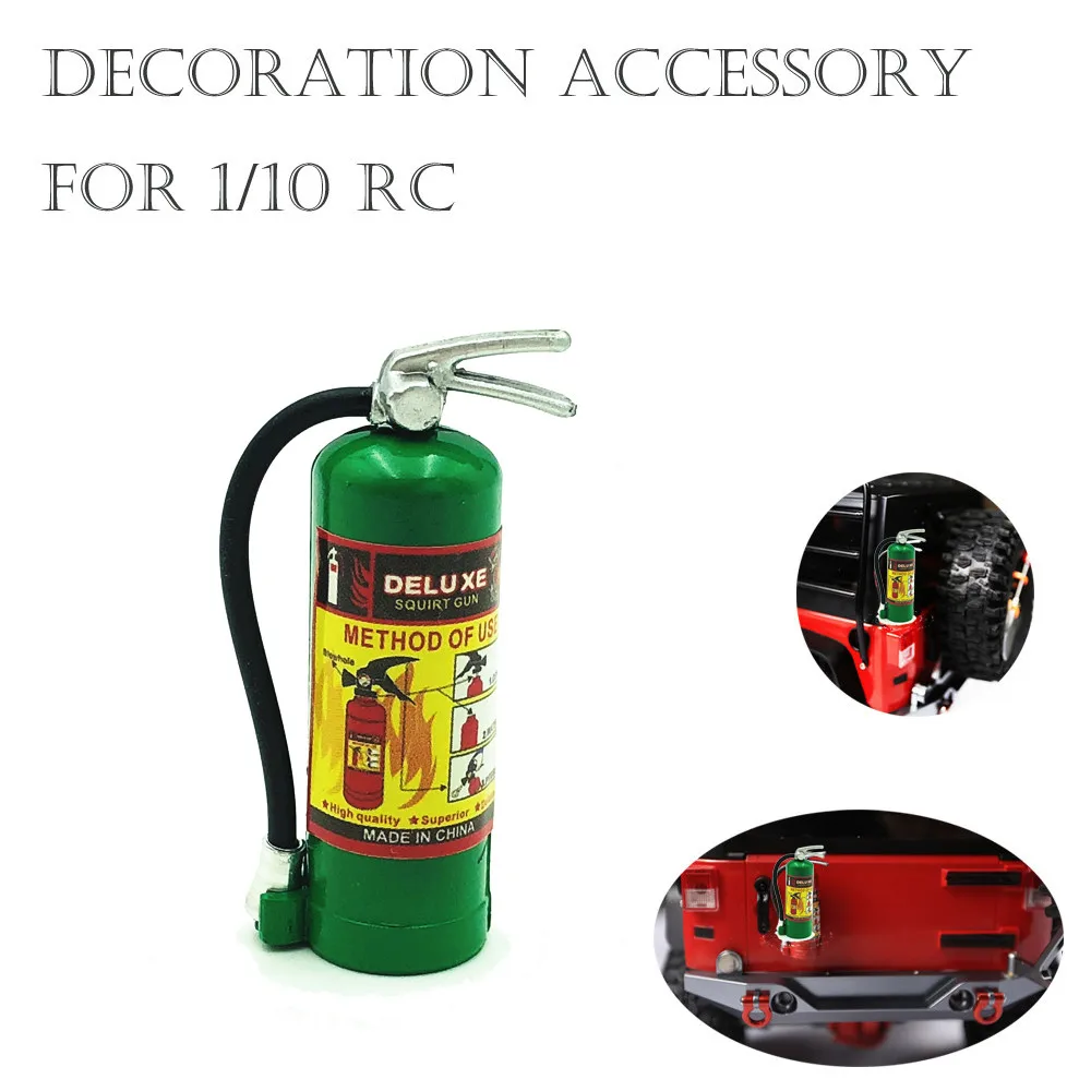 For Axial SCX10 TRX4 1//10 RC Crawler Z Wooden Box Oil Drum Fire Extinguisher Set