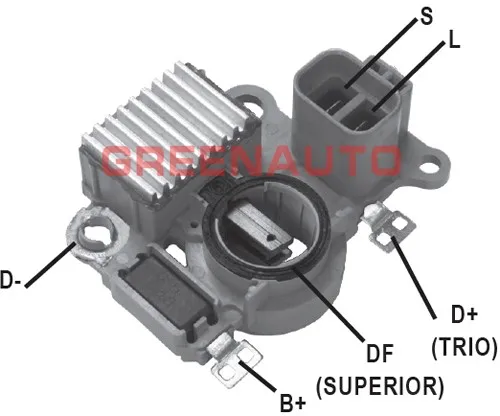 14 в регулятор напряжения генератора ME701363 для Mitsubishi Pajero 2.8D для NISSAN KING VAN для генератора OEM A2TA3098, A3TA3098
