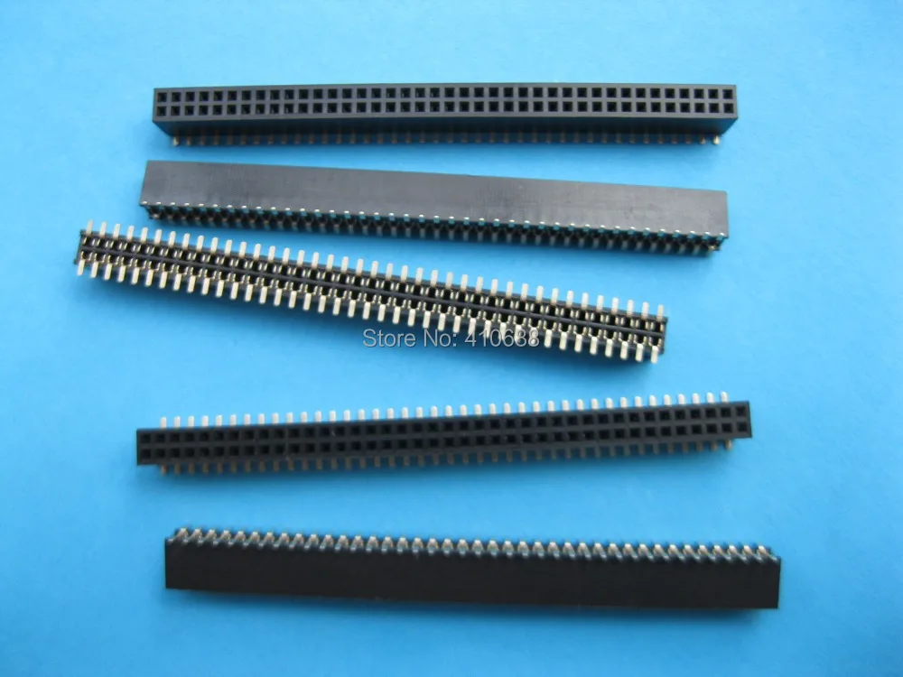 12 шт. Позолоченные SMT SMD 1 27 мм 2x40 80pin разрывный женский штыревой соединитель
