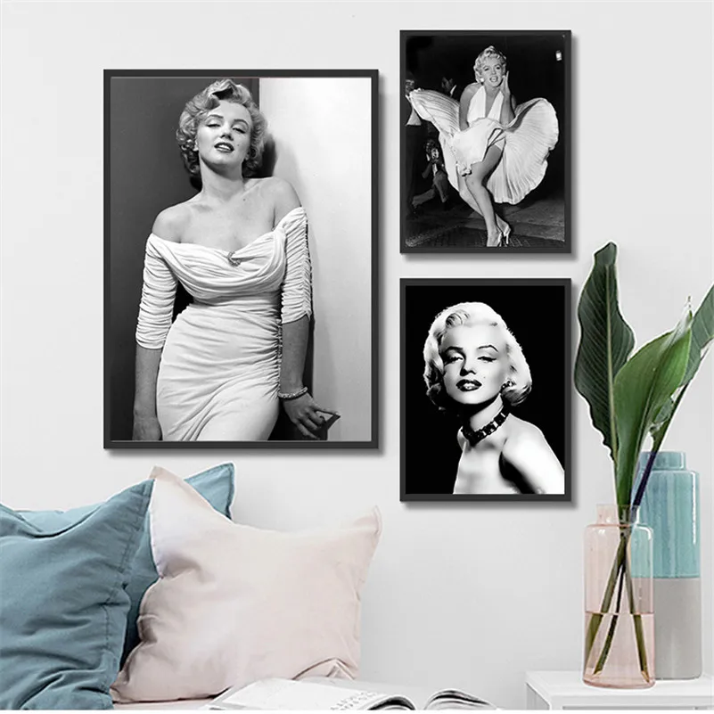 Marilyn Monroe Canvas Painting Posters And Prints Art Wall Picture For Living Room Unique Gift For Lover Home Decor