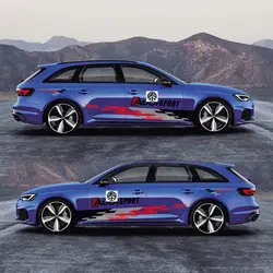 Мира Datong спортивные наклейки для авто для Audi A4 S4 RS4 Авто кузова индивидуальная наклейка внешние аксессуары