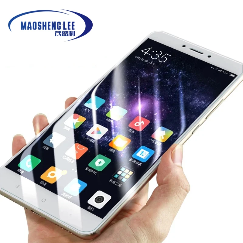2 قطعة/الوحدة كامل الزجاج المقسى ل xiaomi mi max 2 3 برو واقي للشاشة 0.26 مللي متر 9 H مكافحة بلو راي زجاج عليه طبقة غشاء رقيقة ل xiaomi mi max 3