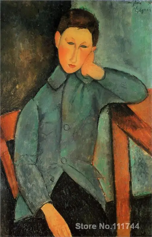 

online art gallery The Boy by Amedeo Modigliani paintings High quality Hand painted