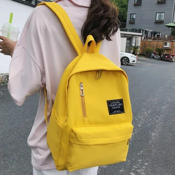 

Fashion women Cute backpacks teenage girl school bag Applique waterproof backpack harajuku female Nylon Student book casual 2019