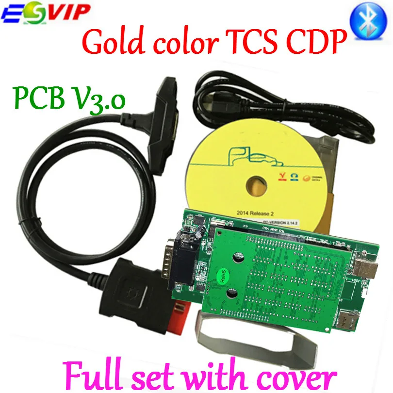 

Bluetooth 2016.00 / 2015 R3 With Keygen Software Gold Color New VCI Gold V3.0 TCS CDP PRO OBD2 Diagnostic Tool For Cars / Trucks