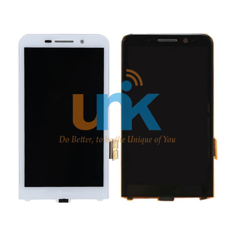 

Free DHL 5pcs Replacement Parts White LCD Display Touch Screen Digitizer Assembly with Frame for BlackBerry Z30 Free shipping